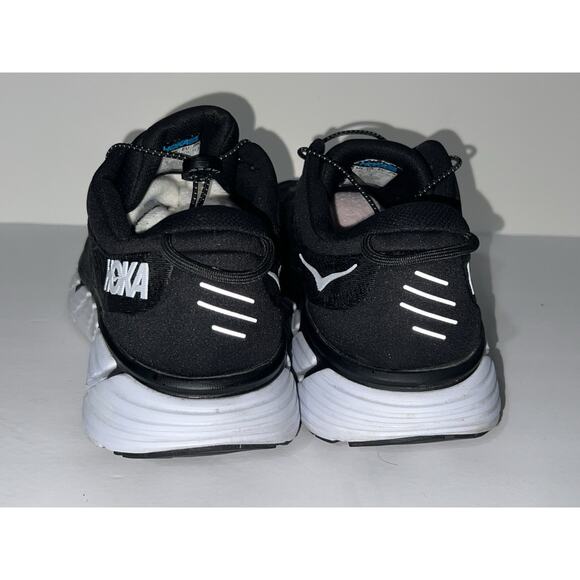 Hoka One One Mens Gaviota 4 1123198 BWHT Black Running Shoes Sneakers Size 12.5D - Picture 8 of 11
